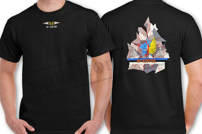 1(F) Squadron Op Azotize 2023 Black Tshirt