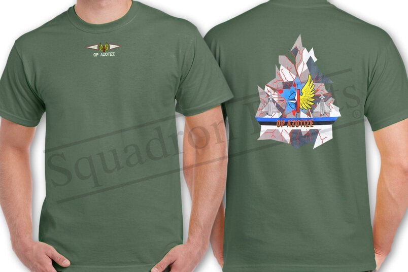 1(F) Squadron Op Azotize 2023 Green Tshirt