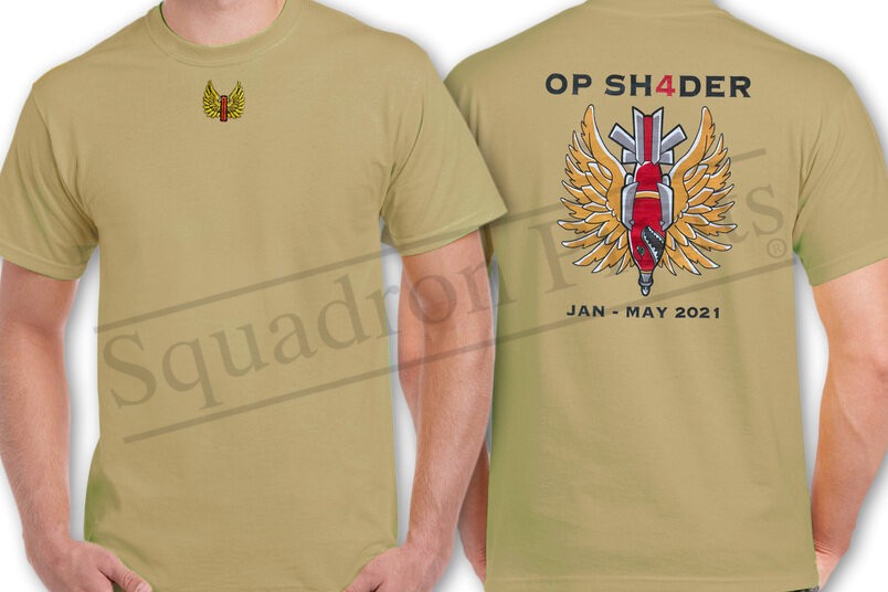 1(F) Squadron Op Shader 2021 T-shirt