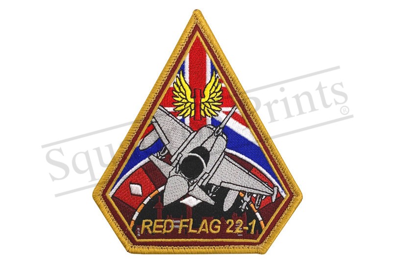 1 Sqn Ex Red Flag 22-1 RAF Typhoon Spearhead Patch (Relist)