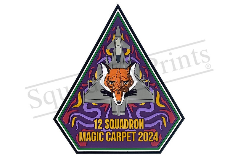 12 Squadron Typhoon Spearhead Patch PVC Ex Magic Carpet