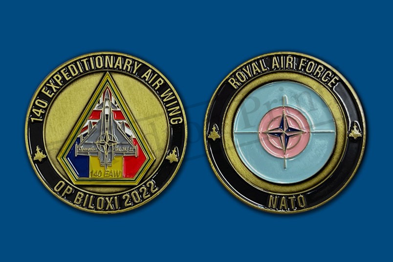 140EAW Op Biloxi 2022 3 Squadron Typhoon Coin (1 per person)