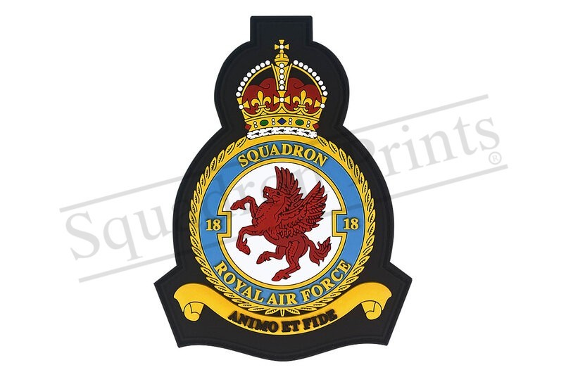 18 Squadron PVC Crest Patch