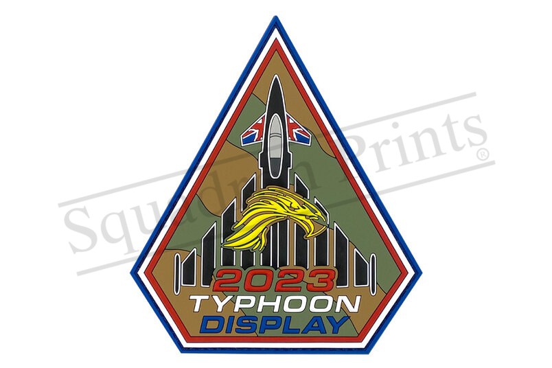 2023 Typhoon Display PVC Spearhead Patch 1 per person