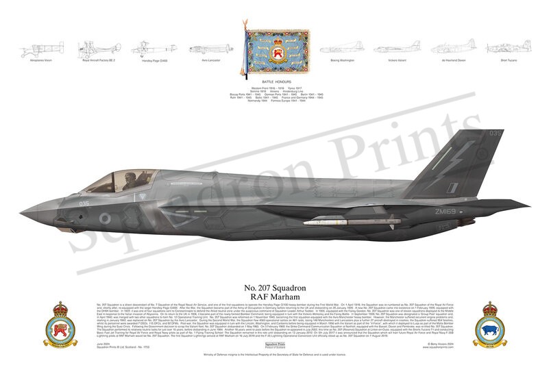 207 Sqn F-35B Lightning print