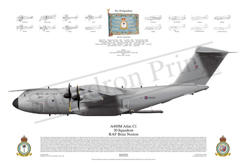 30 Sqn, A400M Atlas C1 print