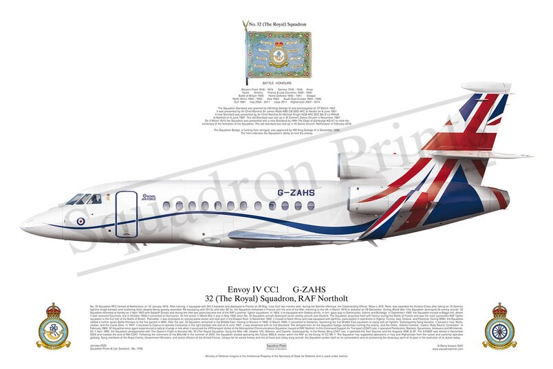 32 Sqn, Envoy IV CC1 print