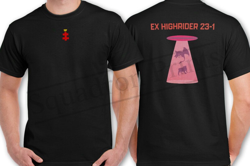 41 Squadron Ex Highrider 2023 Black T-Shirt