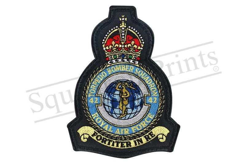 42 Squadron Kings Crown Crest Patch 