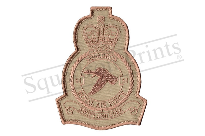 51 Squadron Desert Crest (Version B) - Patches