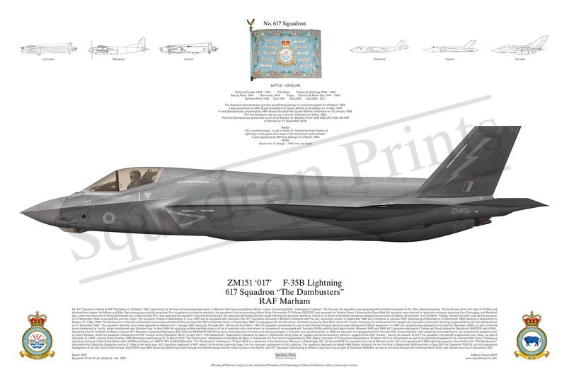 617 Squadron Lighting print