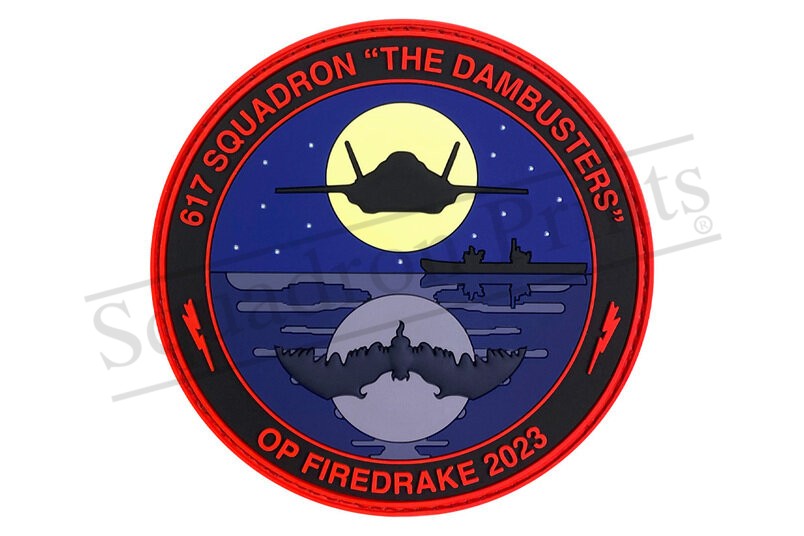 SALE 617 Squadron Op Firedrake PVC Patch.