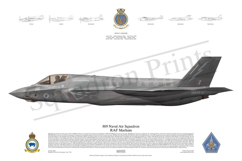 809 NAS, F-35B Lightning print