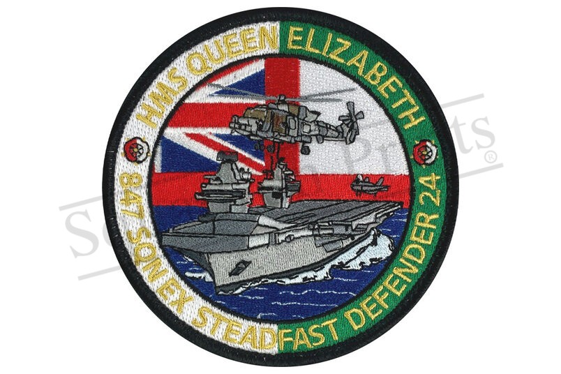 847 Squadron Steadfast Defender Patch