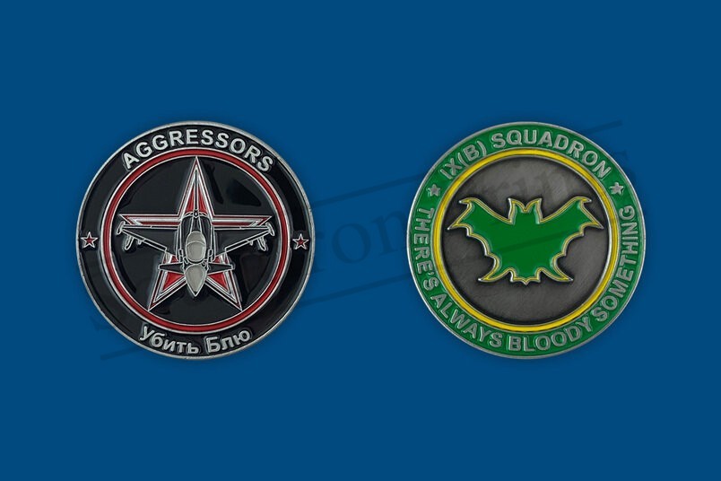 9 Squadron Aggressors Challenge Coin