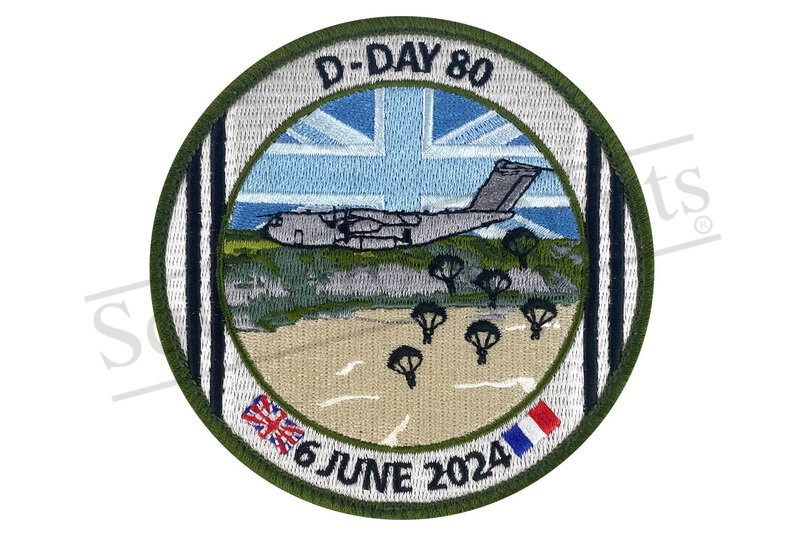 A400 Atlas D-Day Parachute Drop Patch