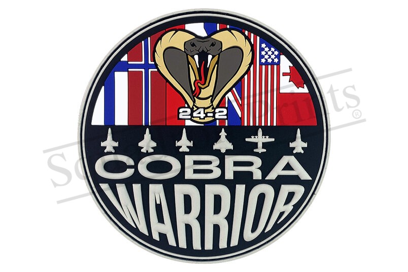 Ex Cobra Warrior 24-2 Colour PVC Patch - Patches | Squadron Prints