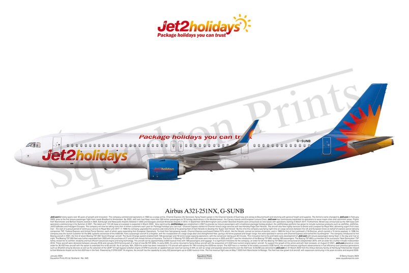 Jet2holidays A321 print