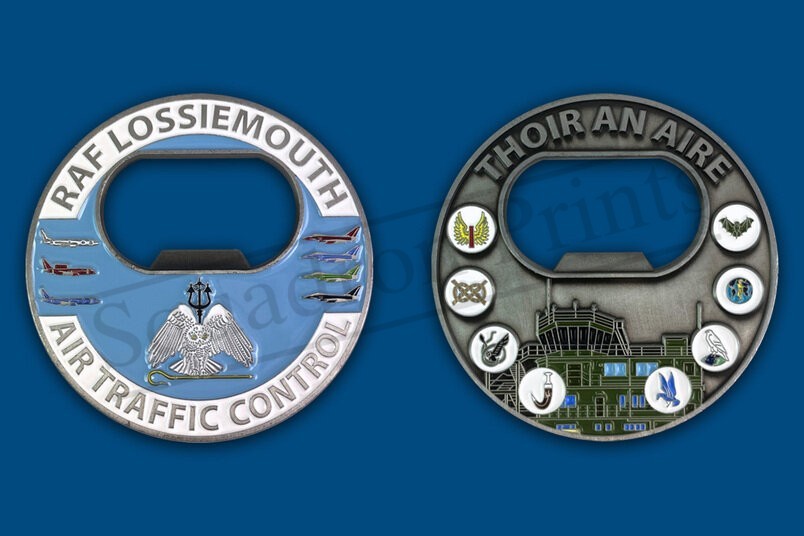 RAF Lossiemouth Air Traffic Control Coin 