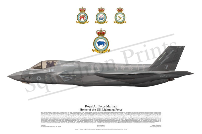 RAF Marham F-35B Lightning print