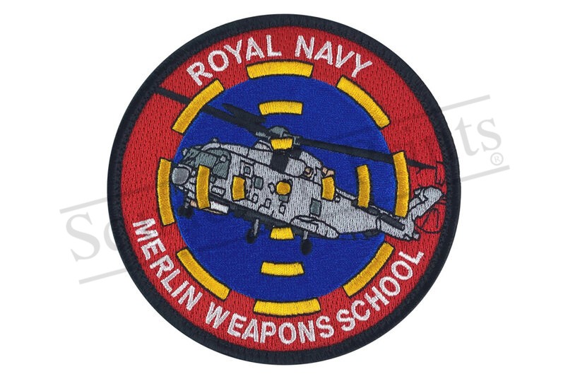 Royal Navy Merlin Weapons School Patch