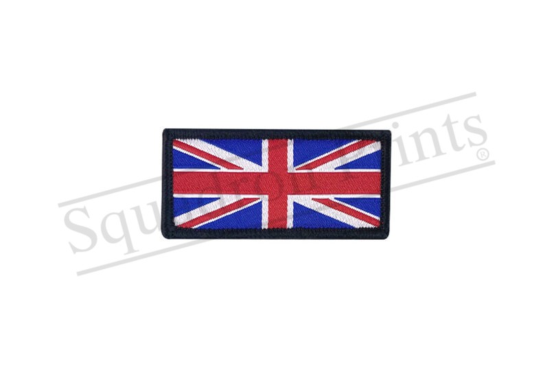 Small Union Jack Tab Patch Full Colour