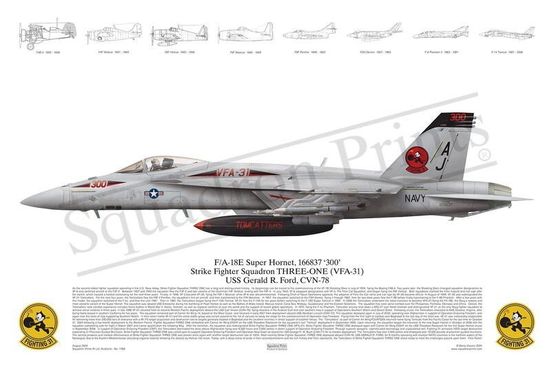 VFA-31, F/A-18E Super Hornet print