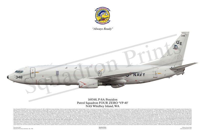 VP-40, P-8A Poseidon print