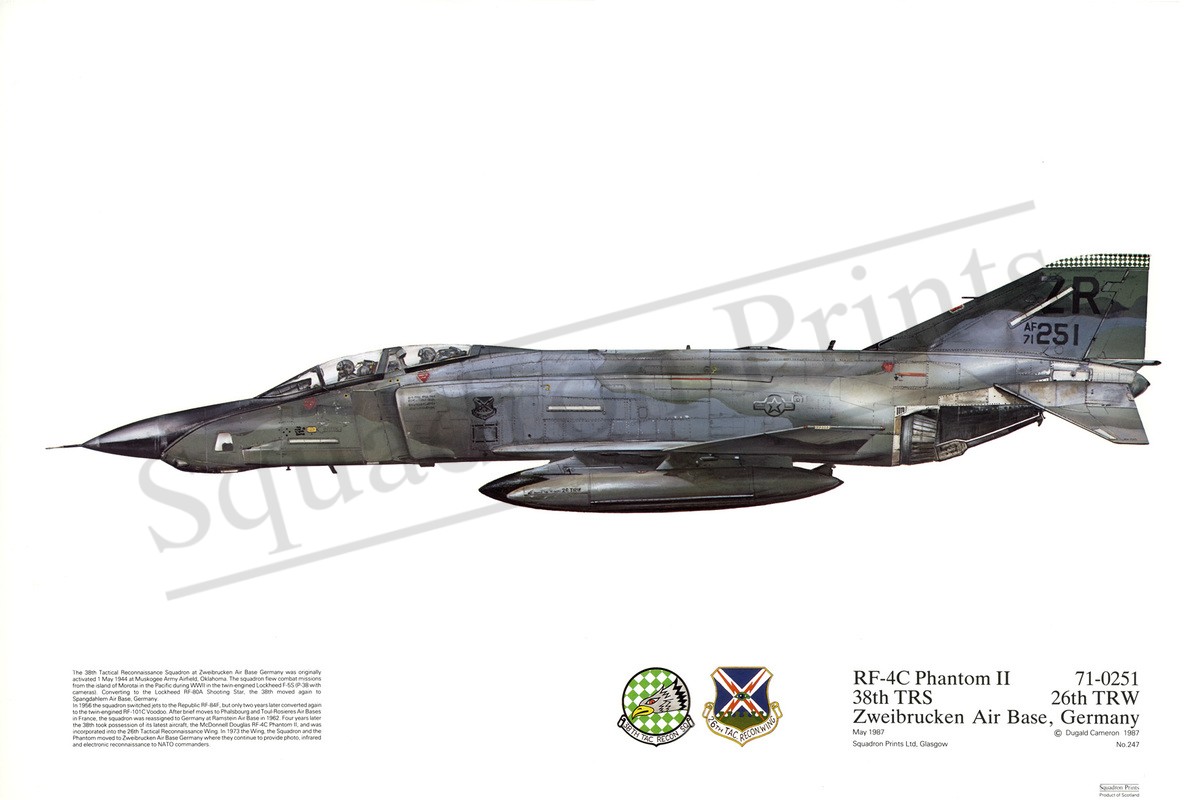 RF-4C Phantom II - Print | Squadron Prints