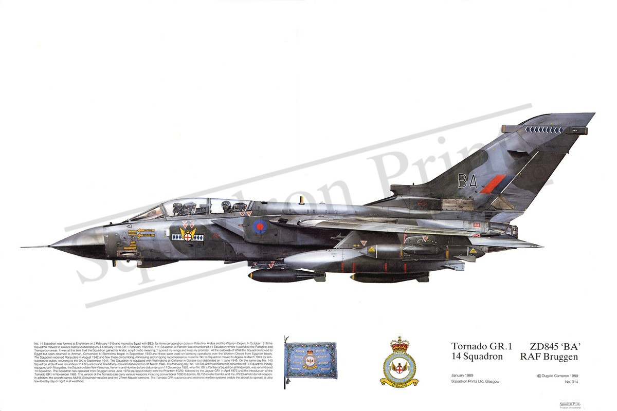 Tornado GR1 - Print | Squadron Prints