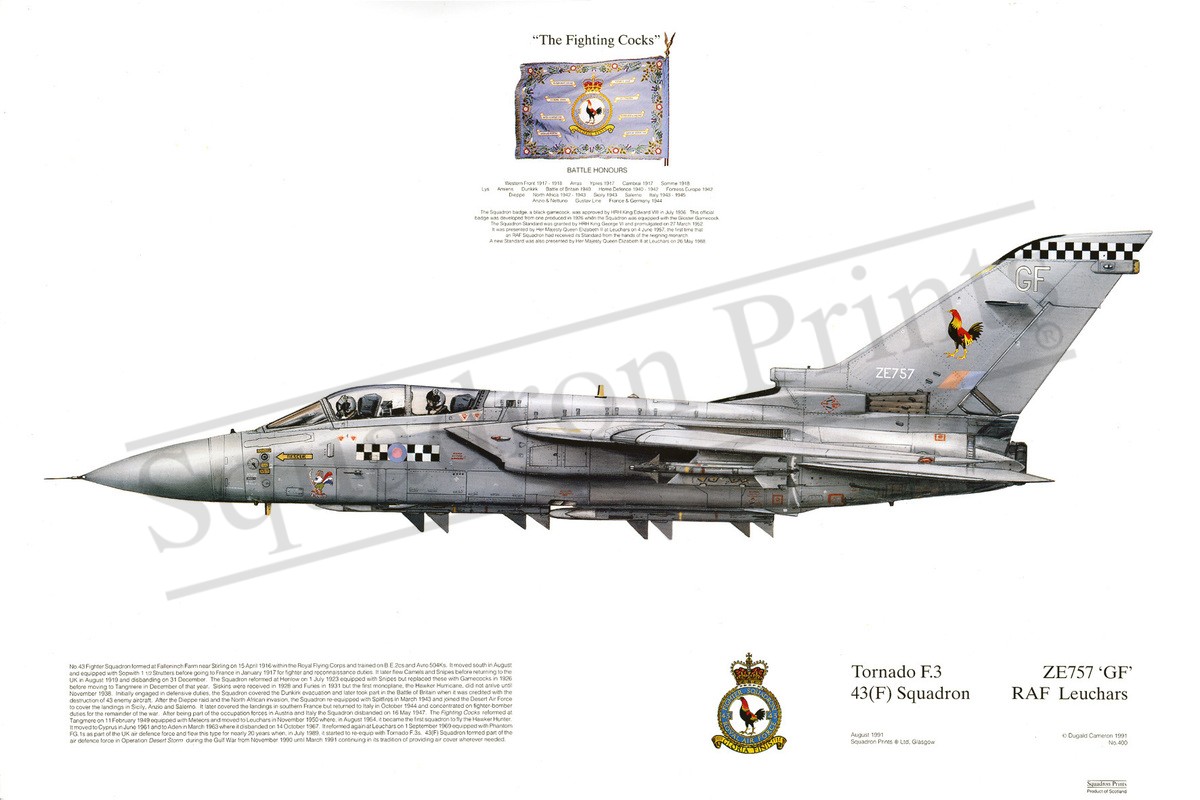 Tornado F3 - Print | Squadron Prints