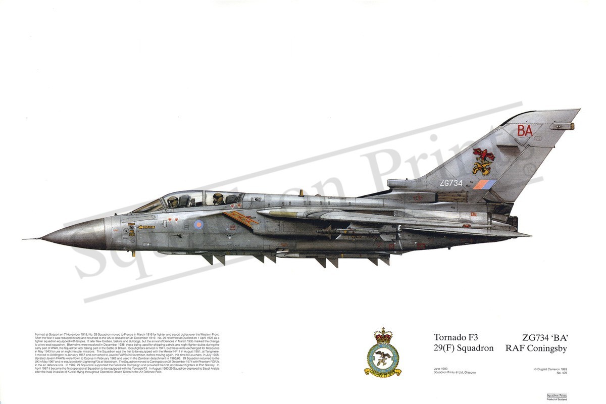 Tornado F3 - Print | Squadron Prints