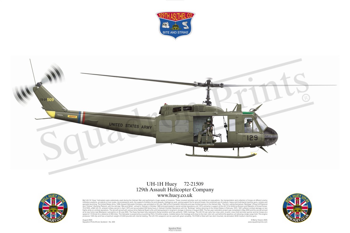 Uh-1h Huey - Print 