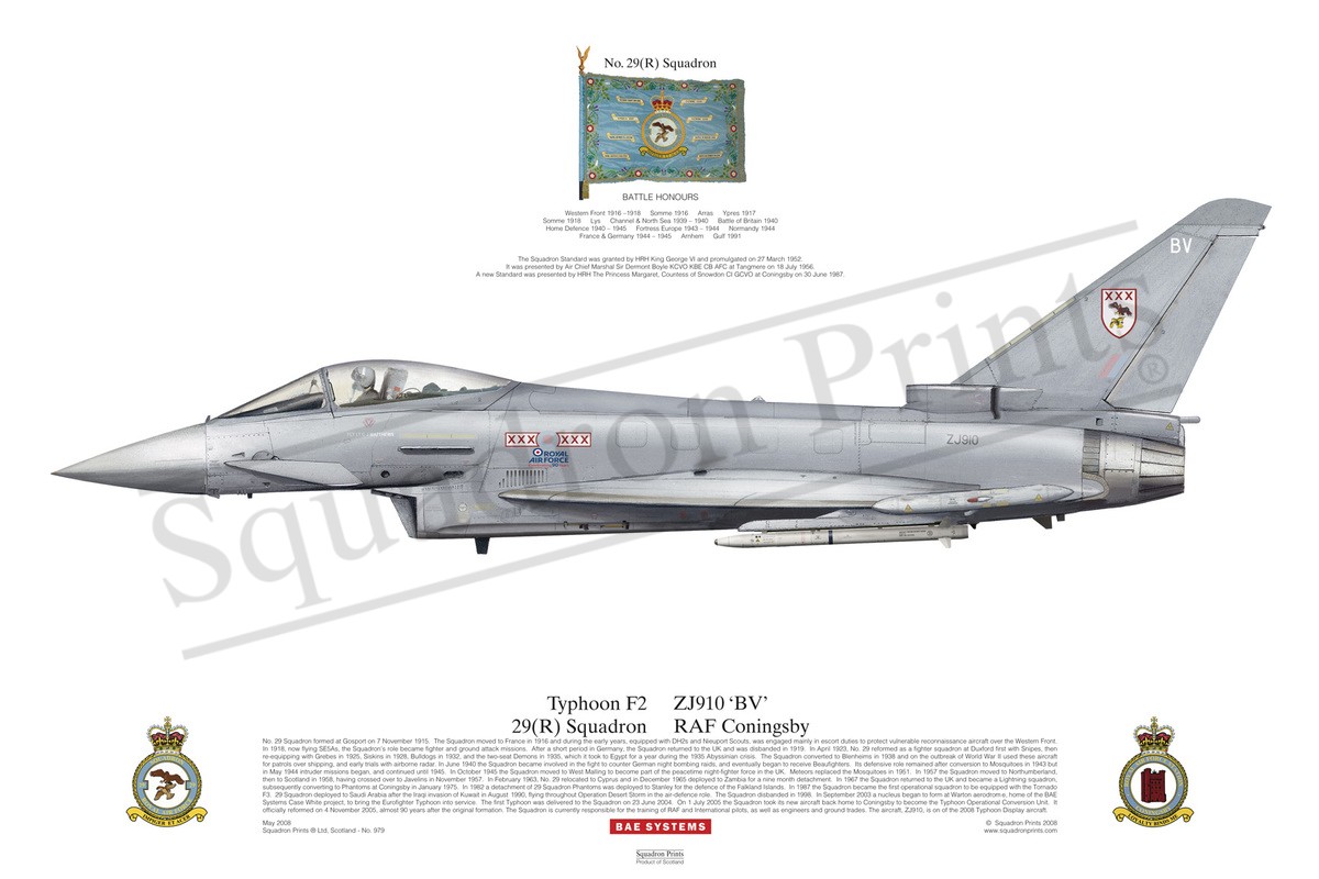 Typhoon F2 - Print | Squadron Prints