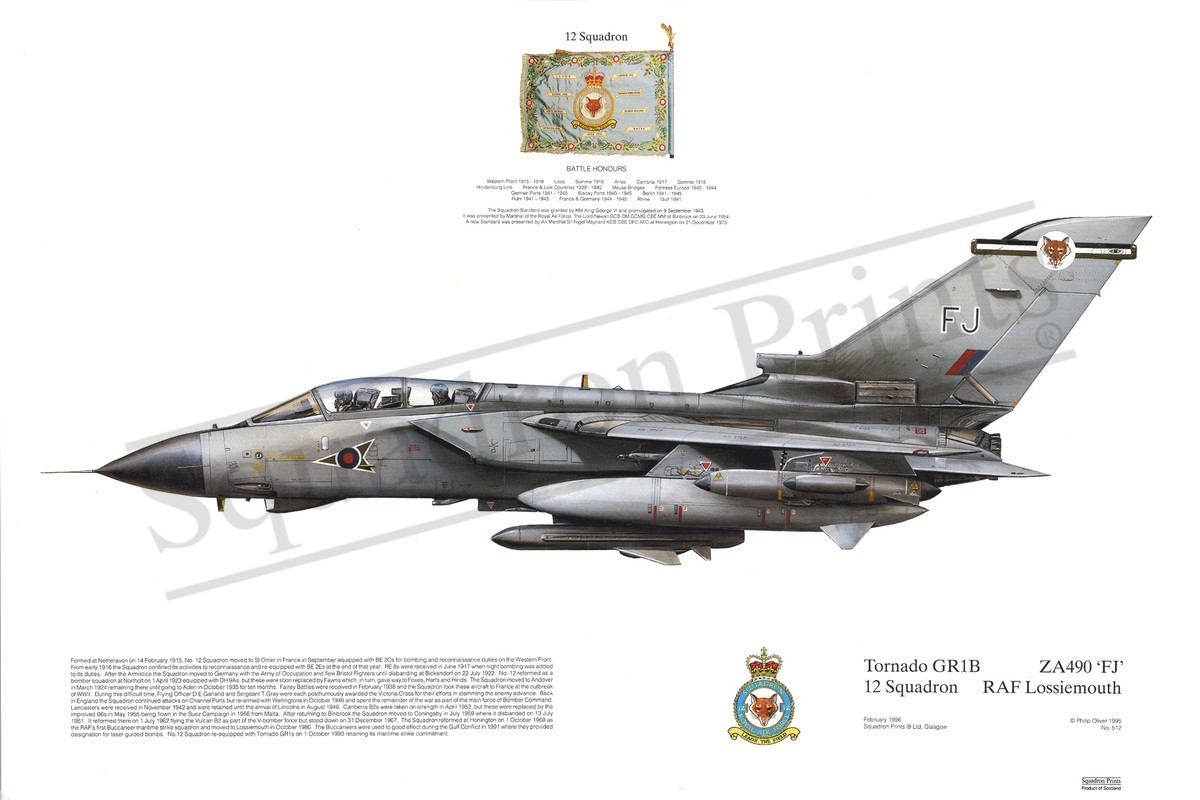 Tornado GR1B - Print | Squadron Prints