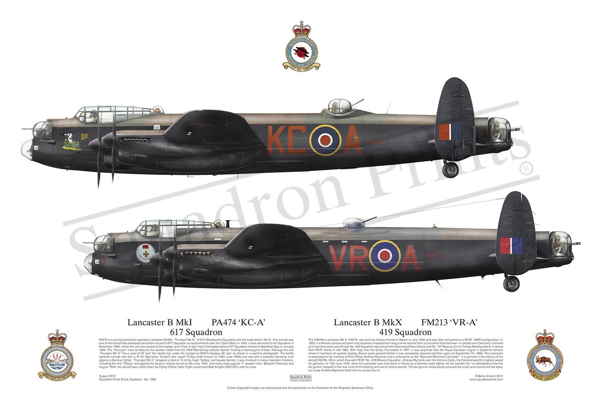 Lancaster B.I - Print | Squadron Prints