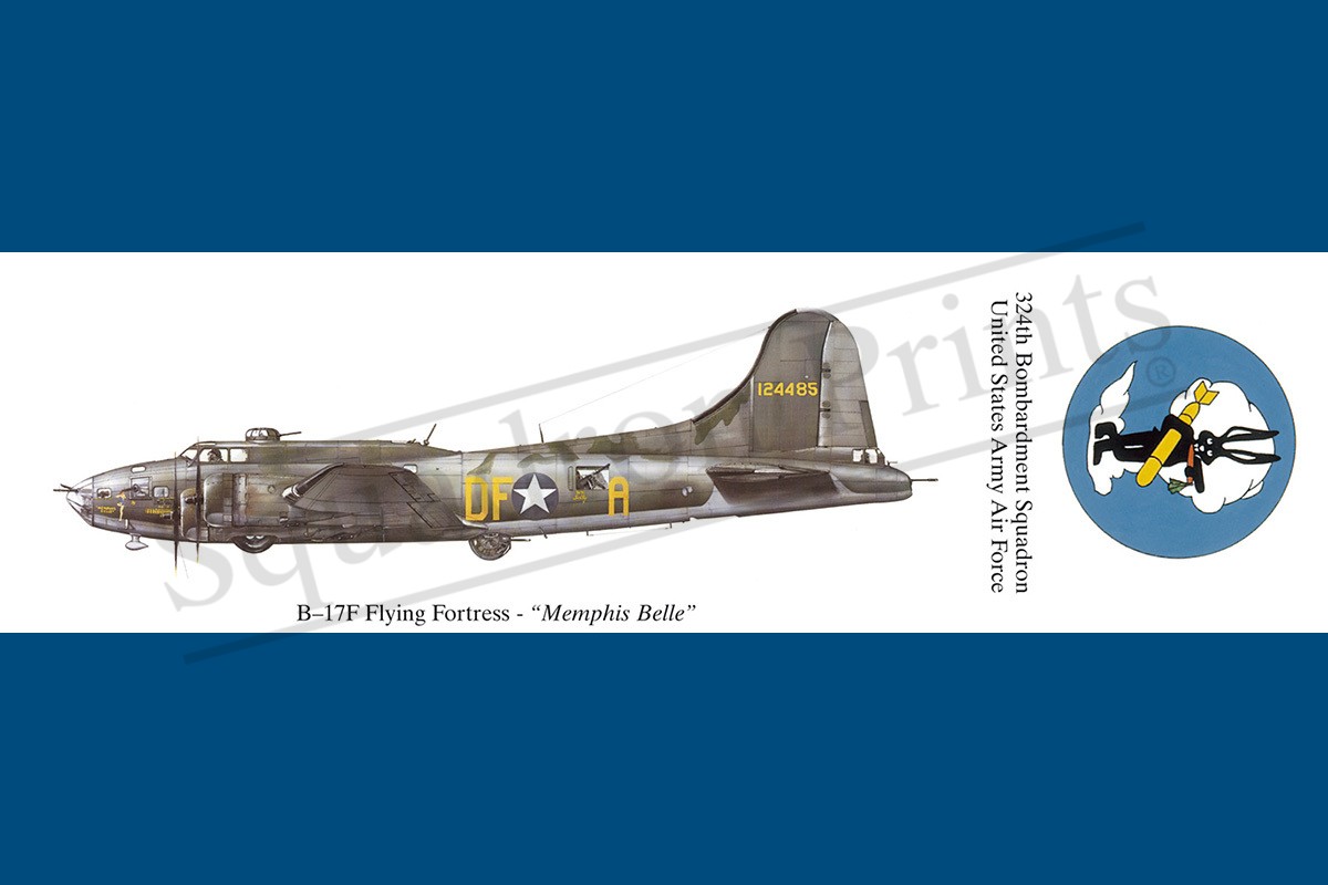 B-17F Flying Fortress - Bookmark | Squadron Prints