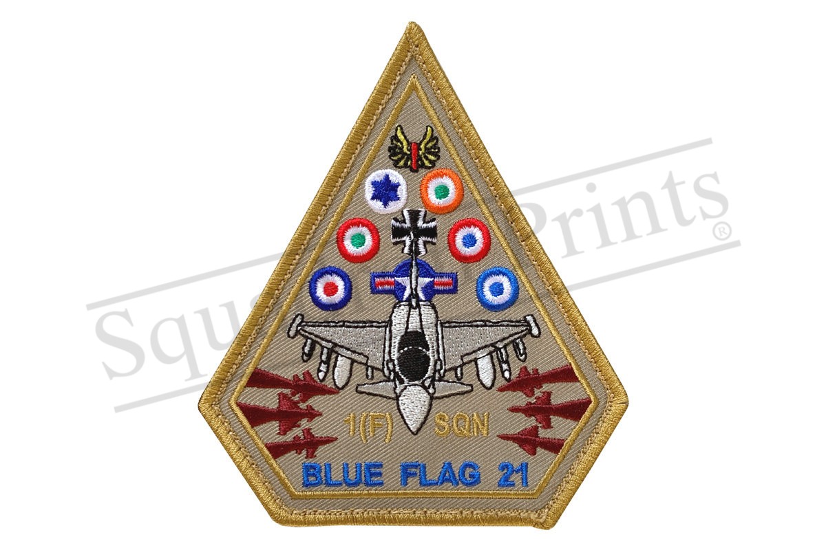 1(F) Squadron Ex Blue Flag Typhoon Spearhead Patch - Patches | Squadron ...