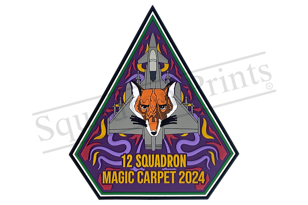 12 Squadron Typhoon Spearhead Patch PVC Ex Magic Carpet - Patches ...