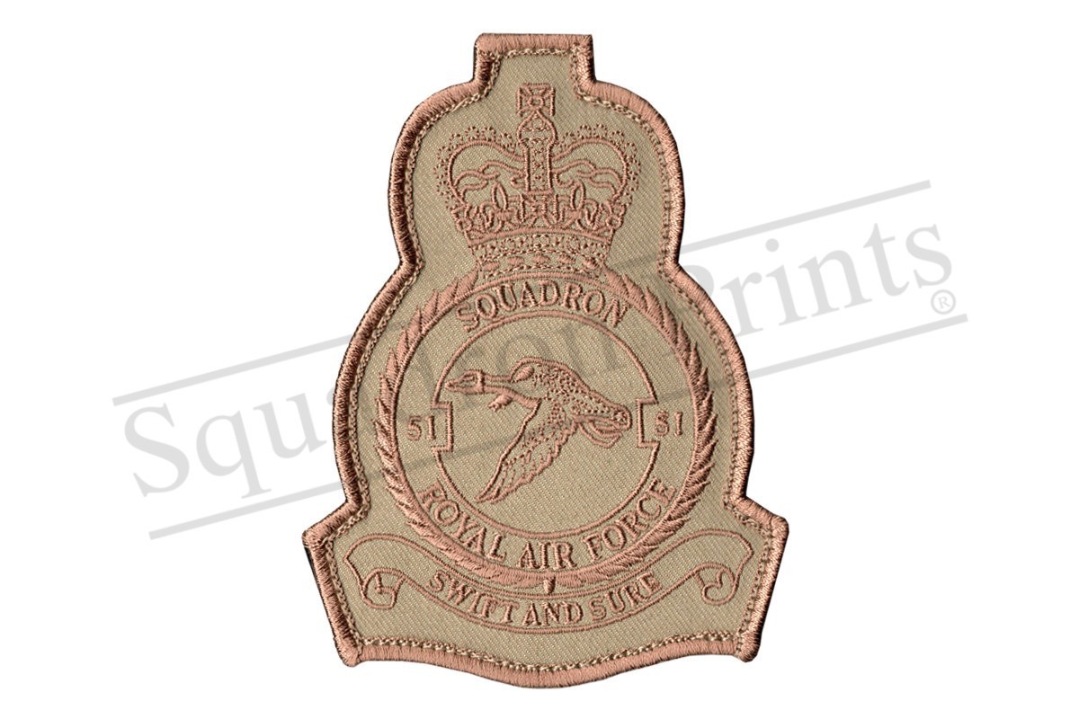 51 Squadron Desert Crest (Version A) - Patches | Squadron Prints