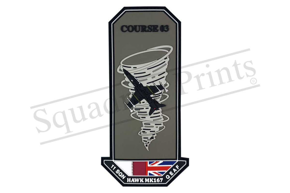 Qatar Emiri PVC 3rd Course Patch - Patches | Squadron Prints